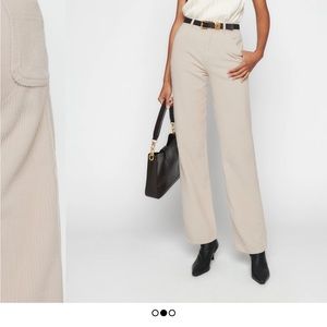 Reformation wilder jeans in corduroy